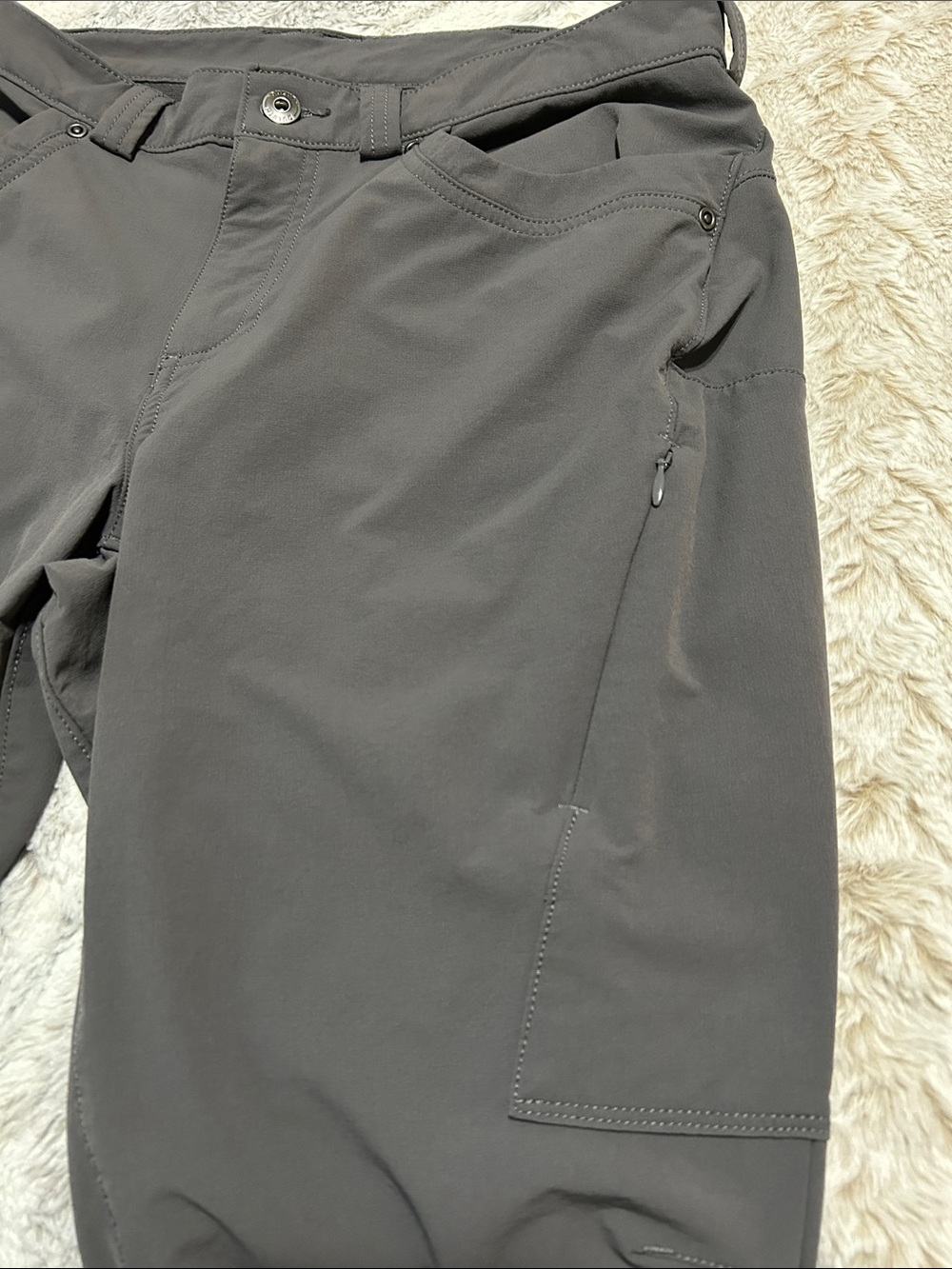 Duluth Trading Flexpedition Stretch skinny Pants in Gray 12 x 29 - Picture 6 of 15